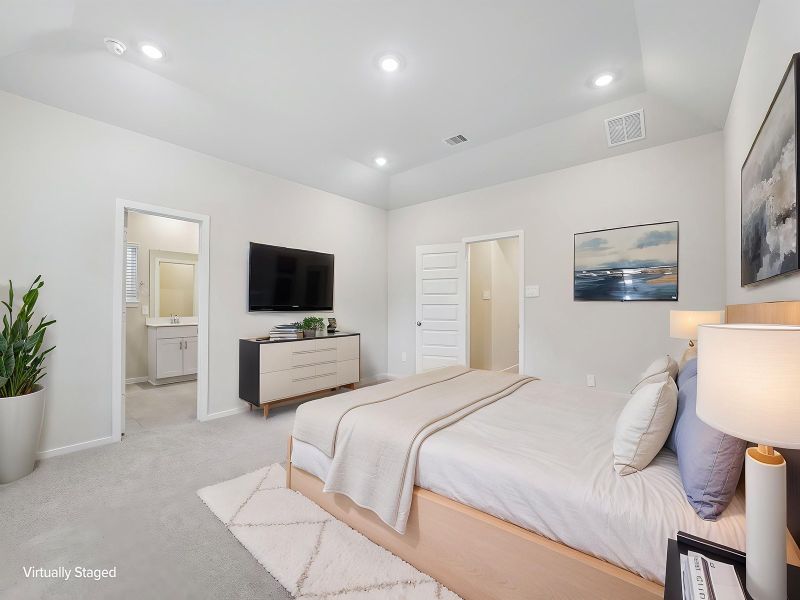 Furnished interior view inside a new home in Pinewood Trails - City Series, Atascocita (Image 8).