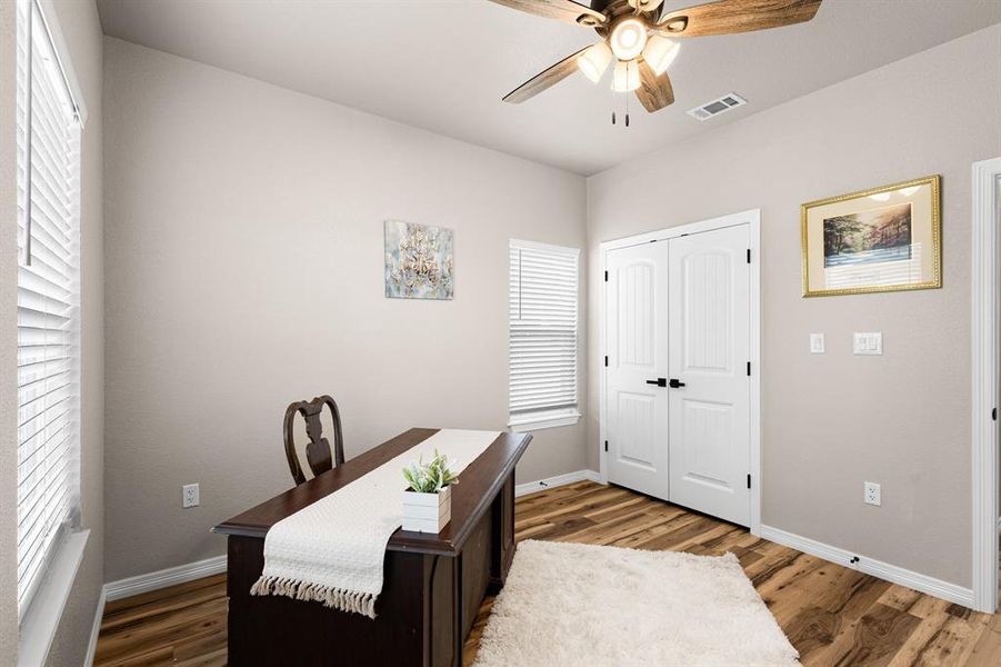 Furnished interior view inside a new home in , Sunset (Image 36).
