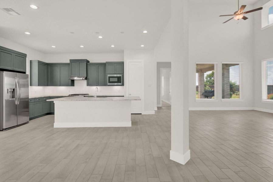 Furnished interior view inside a new home in , Katy (Image 5).