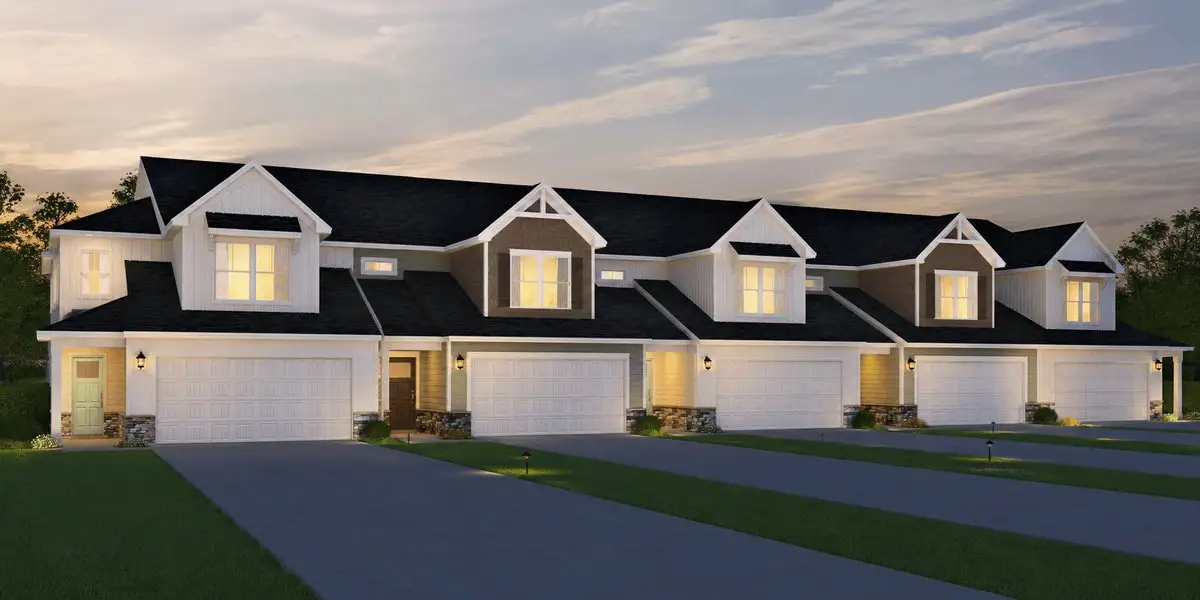 Front exterior of a new home in Moonlite Village, Sumter, SC, highlighting curb appeal (Image 4).