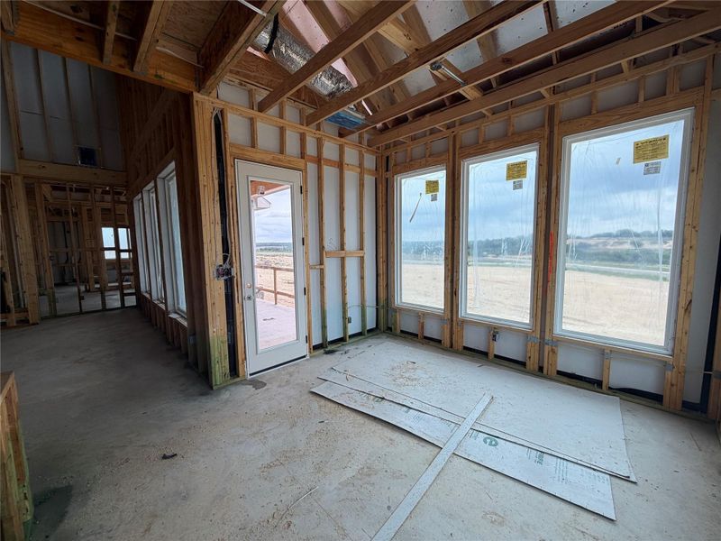In-progress construction of a new home in Lariat, Liberty Hill, TX (Image 12).
