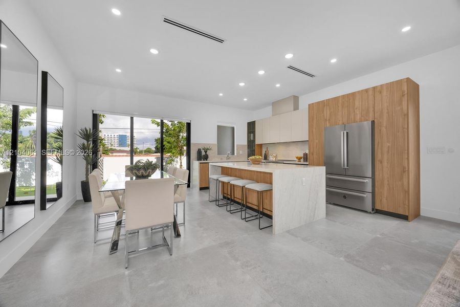 Furnished interior view inside a new home in , Miami (Image 16).