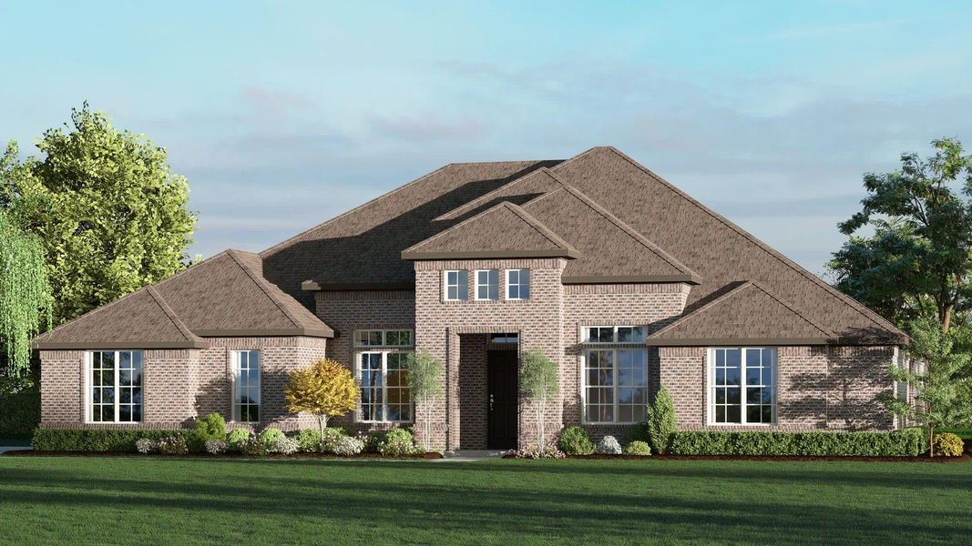 Elevation A | Concept 3441 at Hidden Creek Estates in Van Alstyne, TX by Landsea Homes