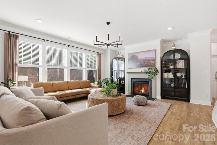 Furnished interior view inside a new home in Falls Cove, Troutman (Image 17).