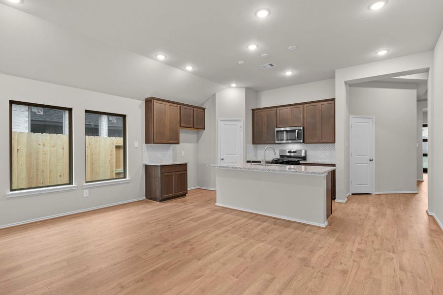 Furnished interior view inside a new home in The Highlands, Porter (Image 11).