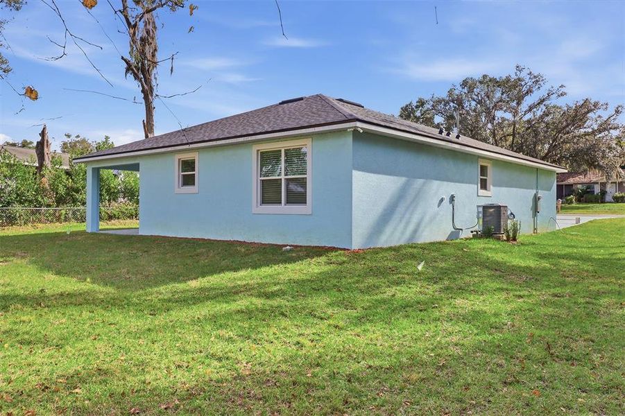 Exterior details and patio area of a home in , Inverness (Image 25).