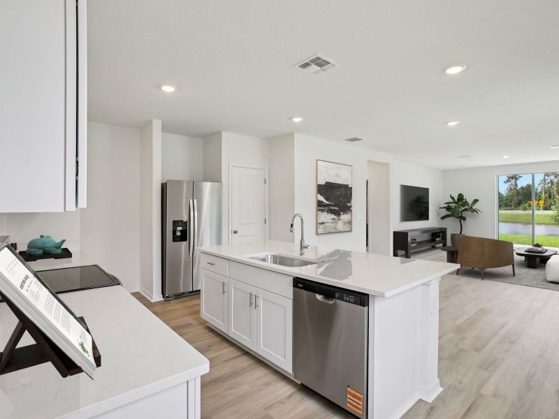 Furnished interior view inside a new home in Magnolia Bay - Premier Series, Nokomis (Image 5).