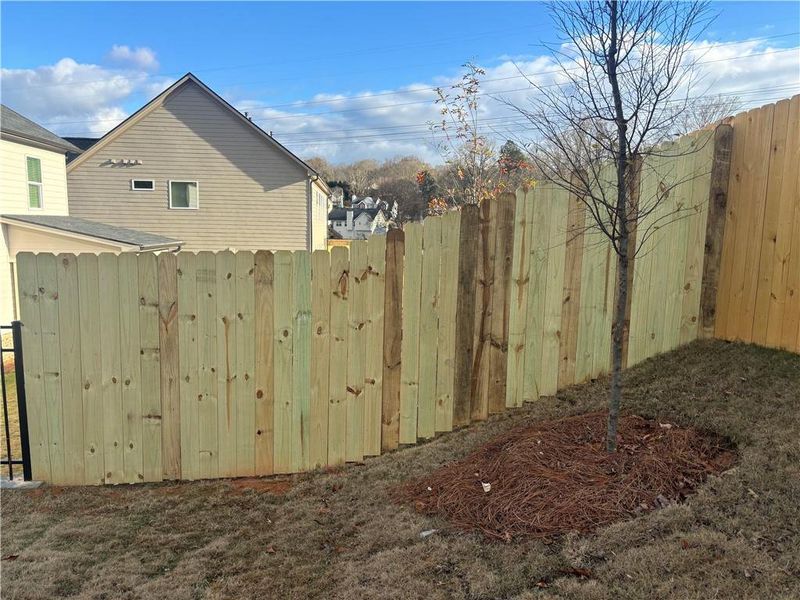 Exterior details and patio area of a home in , Buford (Image 33). Exterior details and patio area of a home in , Buford (Image 33).