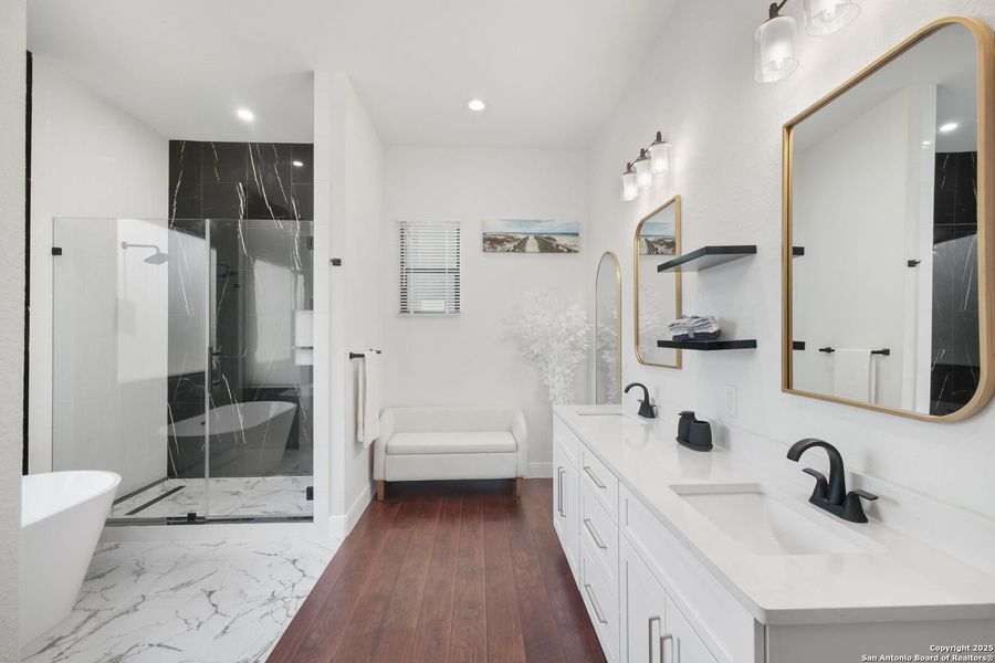 Furnished interior view inside a new home in , Spring Branch (Image 35).