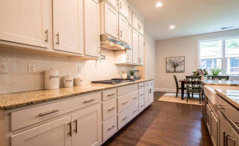 Representative furnished interior of a home built from the Muirfield by Greybrook Homes in Edmunds Farm, Clover (Image 39).