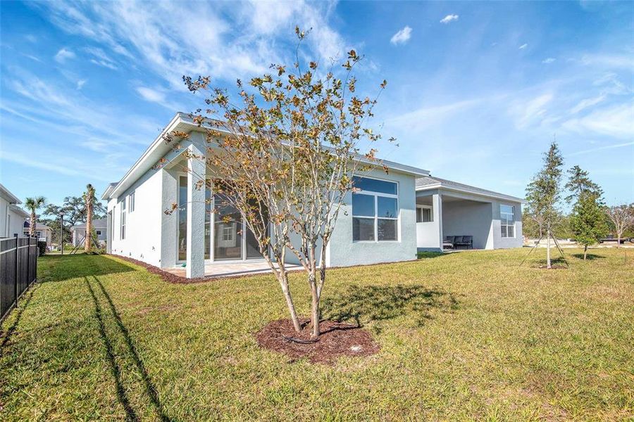 Exterior details and patio area of a home in The Reserve at Victoria, Deland (Image 28). Exterior details and patio area of a home in The Reserve at Victoria, Deland (Image 28).