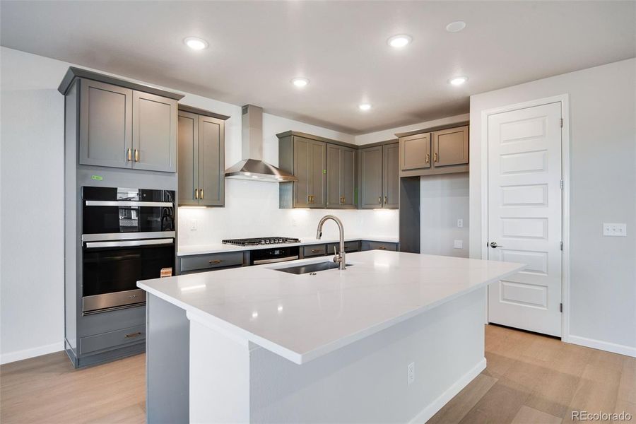 Furnished interior view inside a new home in Prelude at Sterling Ranch, Littleton (Image 12).