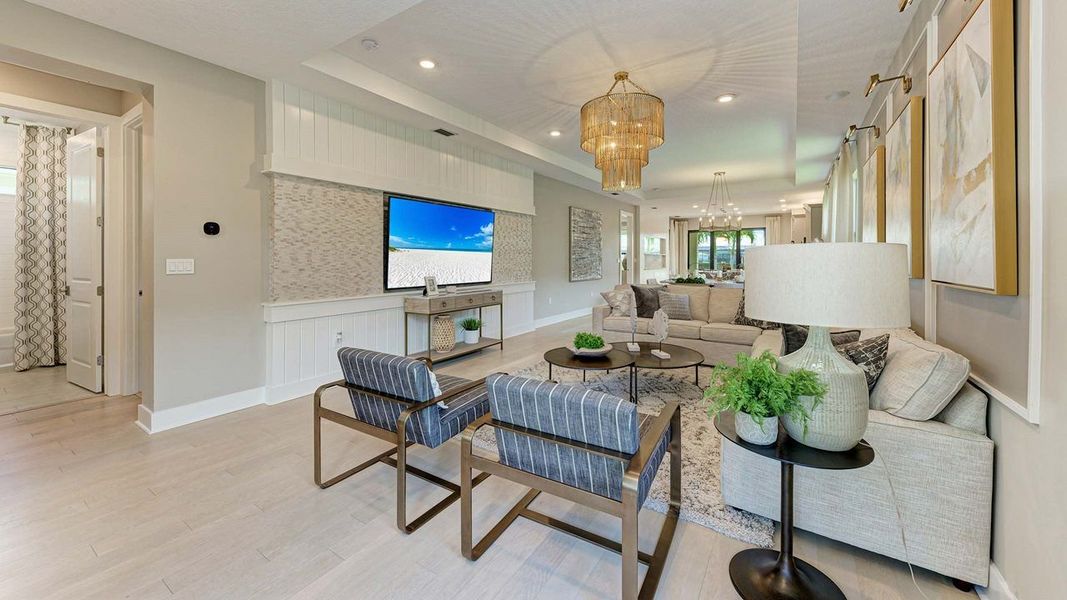 Representative furnished interior of a home built from the Summerland by Kolter Homes in Cresswind Lakewood Ranch, Lakewood Ranch (Image 27).