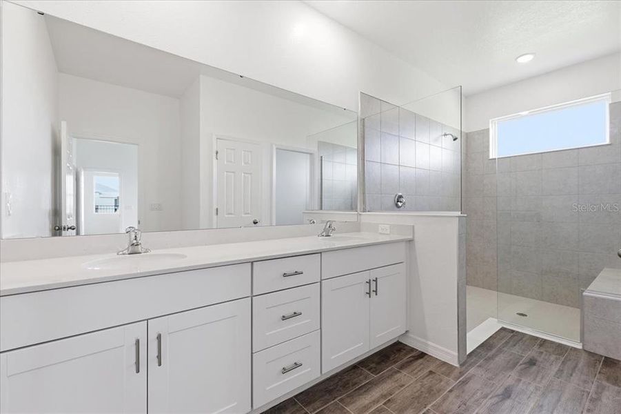 Furnished interior view inside a new home in Highfield at Twisted Oaks, Wildwood (Image 4).