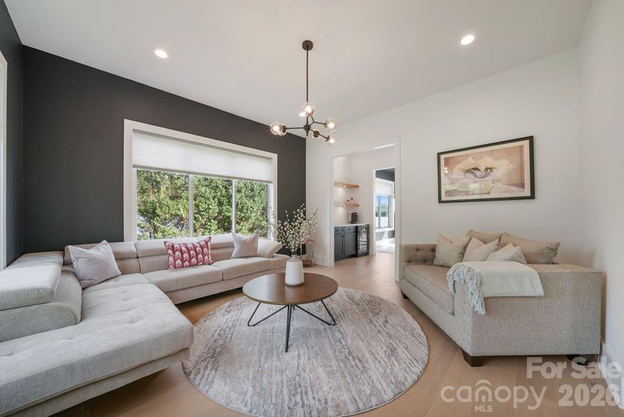 Furnished interior view inside a new home in , Salisbury (Image 32).