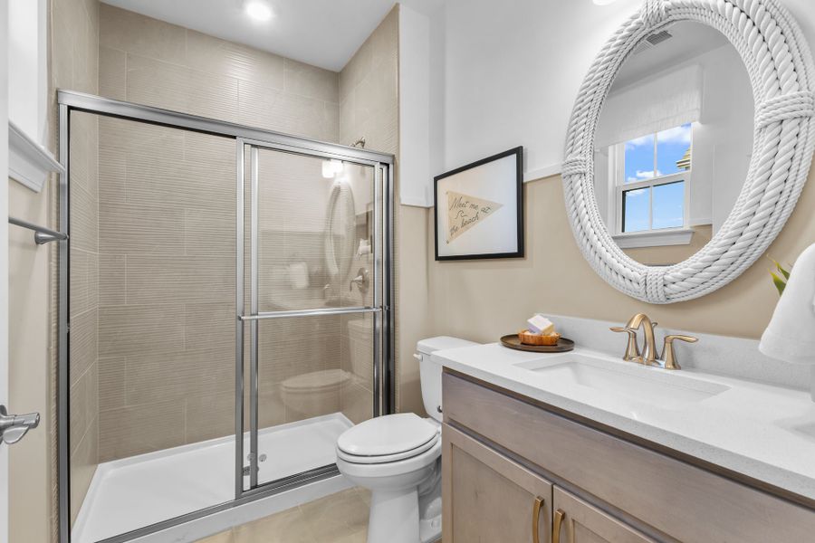 Representative furnished interior of a home built from the The Seashore by Chesapeake Homes in Coastal Club of the Carolinas, Calabash (Image 8).