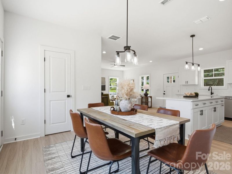 Furnished interior view inside a new home in , Charlotte (Image 11).