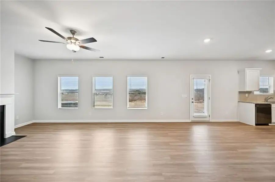 Spacious, unfurnished interior of a new home in The Hills at Cedar Creek, Winder (Image 49).
