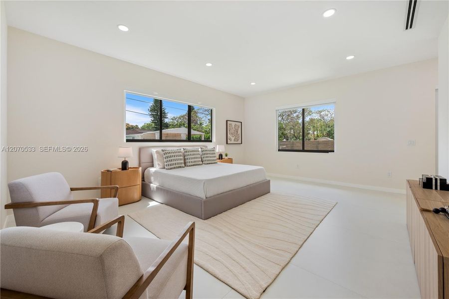 Furnished interior view inside a new home in , Miami (Image 36). Furnished interior view inside a new home in , Miami (Image 36).