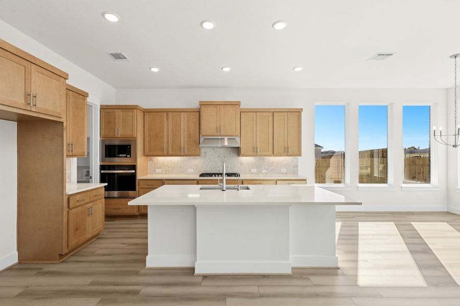Furnished interior view inside a new home in Blackhawk, Pflugerville (Image 8).