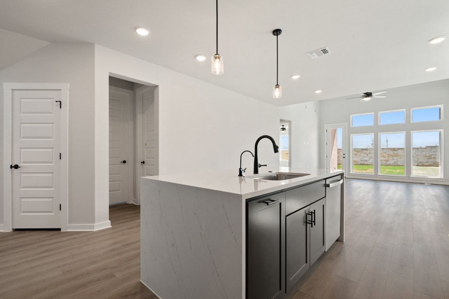 Furnished interior view inside a new home in Flora, Hutto (Image 7).