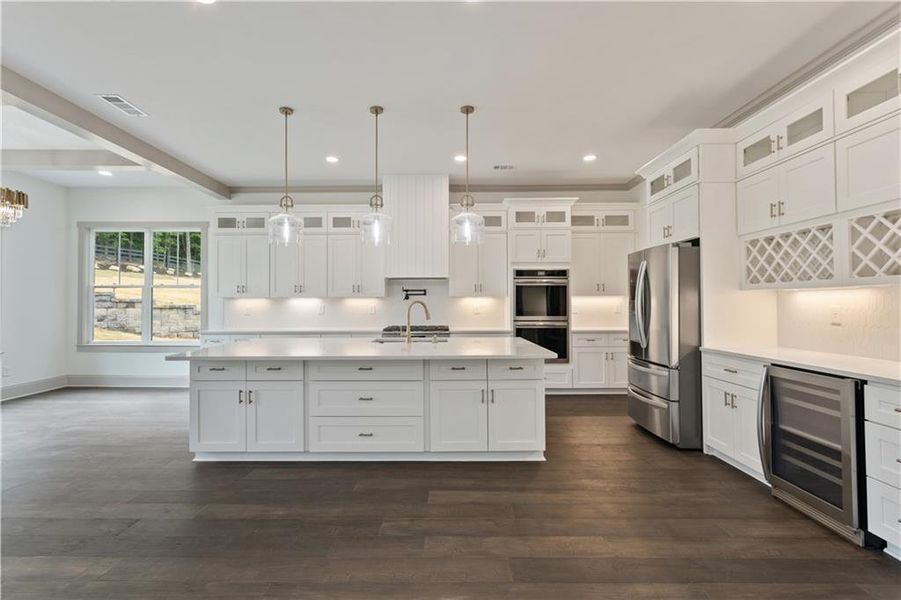 Furnished interior view inside a new home in , Dacula (Image 11).