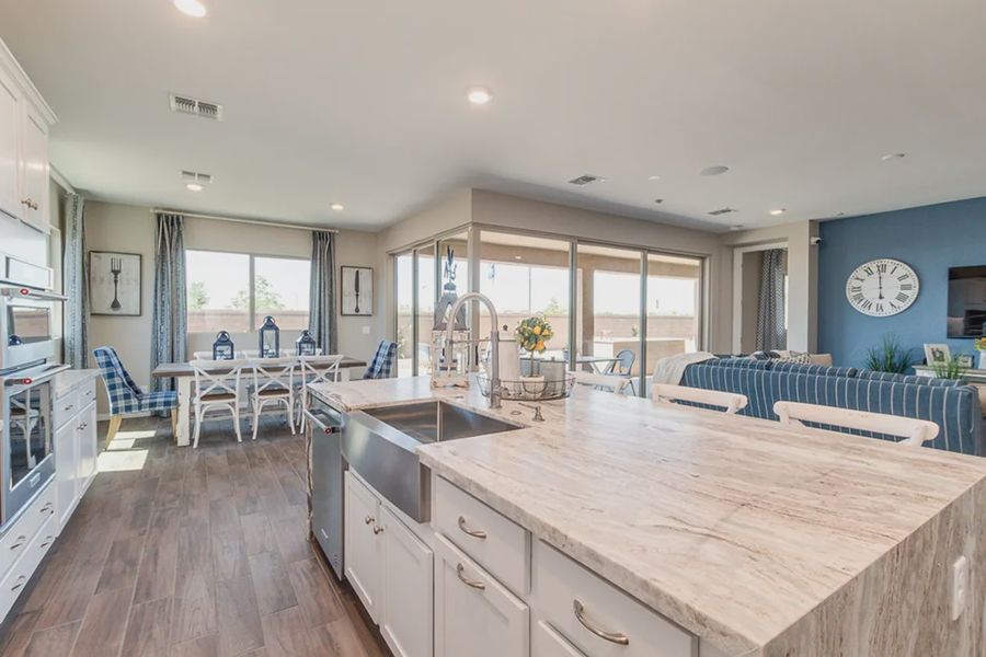 Representative furnished interior of a home built from the Diamond by Elliott Homes in Forté at Granite Vista, Waddell (Image 12).
