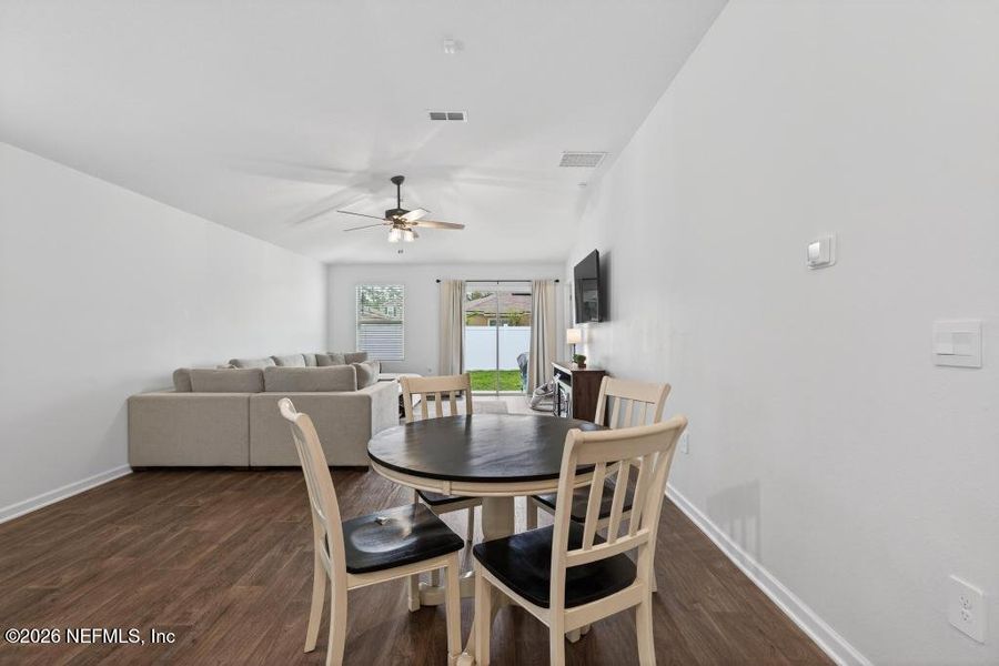Furnished interior view inside a new home in Cross Creek Express, Green Cove Springs (Image 16).