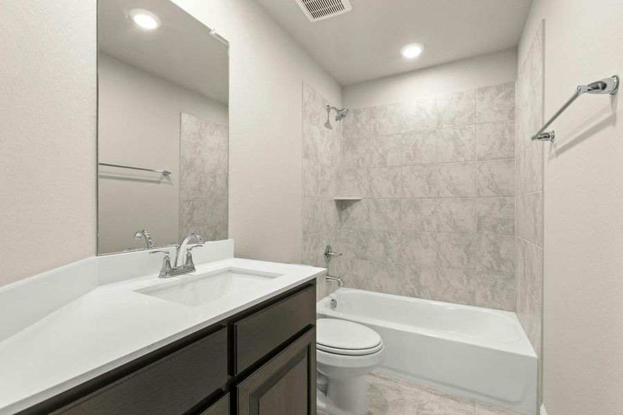 Furnished interior view inside a new home in Westside Preserve, Midlothian (Image 14).