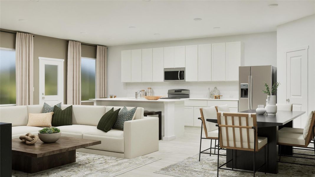 Furnished interior view inside a new home in Cotton Brook, Hutto (Image 28).