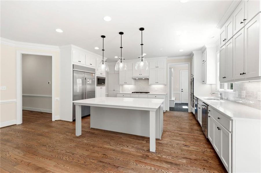 Furnished interior view inside a new home in , Canton (Image 7).