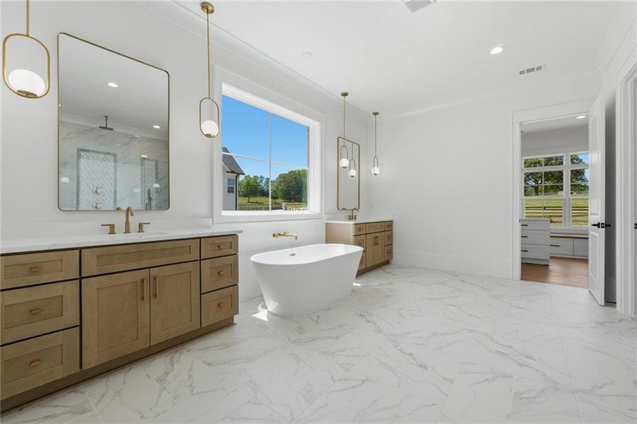 Furnished interior view inside a new home in , Bethlehem (Image 41).