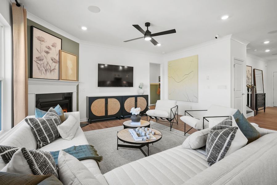 Representative furnished interior of a home built from the Marshall by Pulte Homes in Michaux Gardens, Belmont (Image 55). Representative furnished interior of a home built from the Marshall by Pulte Homes in Michaux Gardens, Belmont (Image 55).