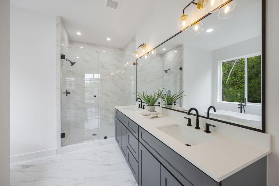 Furnished interior view inside a new home in , Houston (Image 11).