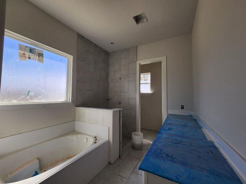 In-progress construction of a new home in Rocky Top, Krum, TX (Image 9).