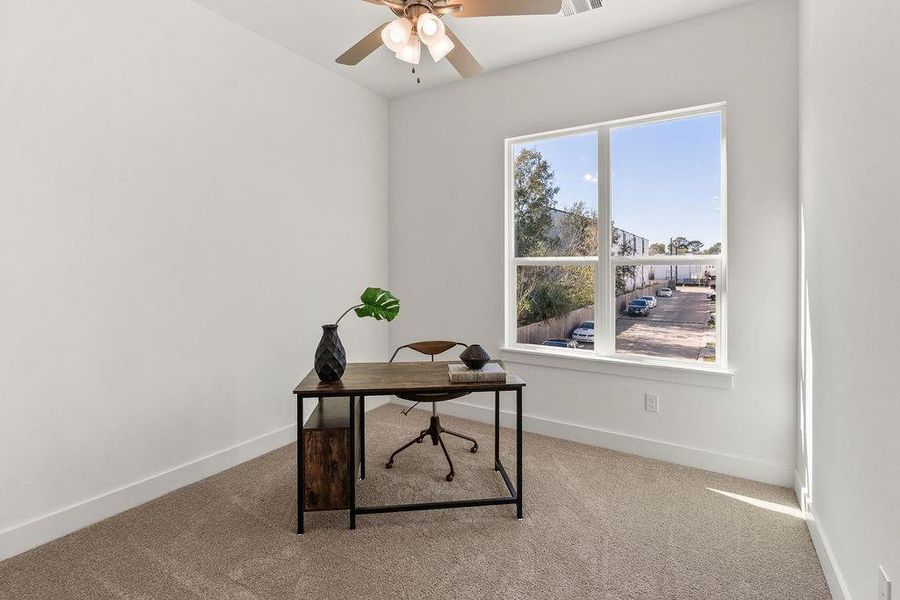 Furnished interior view inside a new home in , Houston (Image 8).