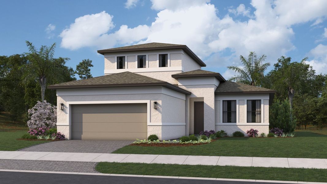 Transitional with Bonus and Front Load Garage Transitional with Bonus and Front Load Garage