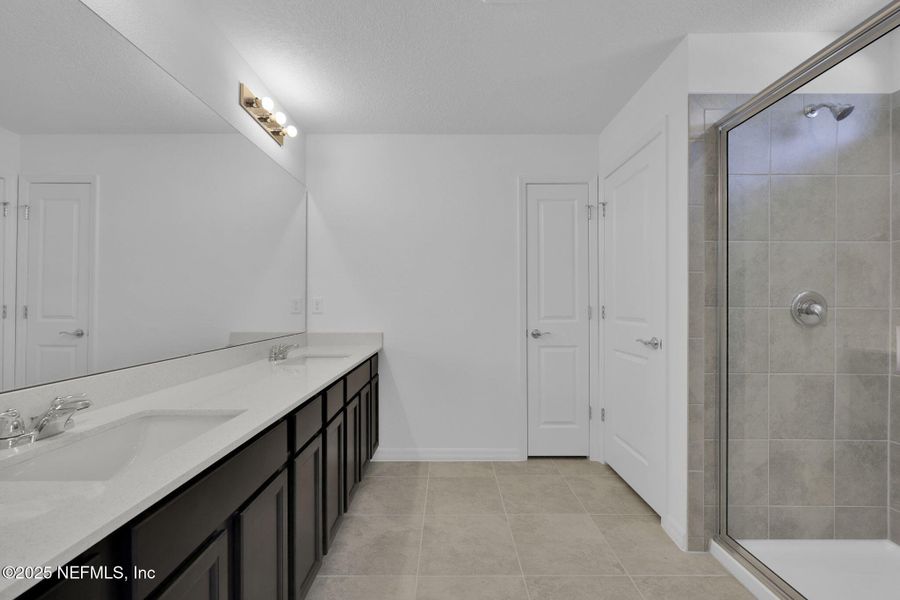 Furnished interior view inside a new home in Wells Landing, Jacksonville (Image 10).