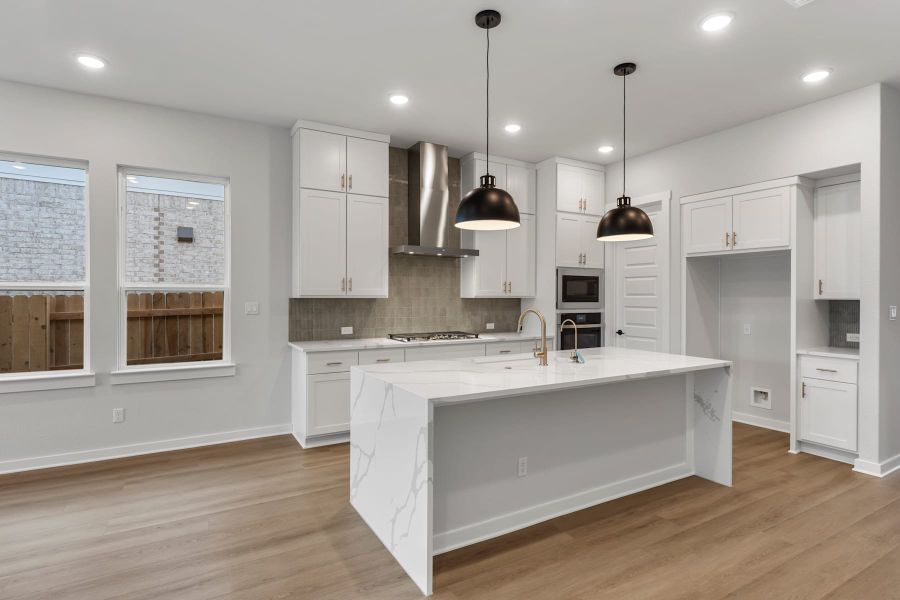 Furnished interior view inside a new home in Lariat, Liberty Hill (Image 11).