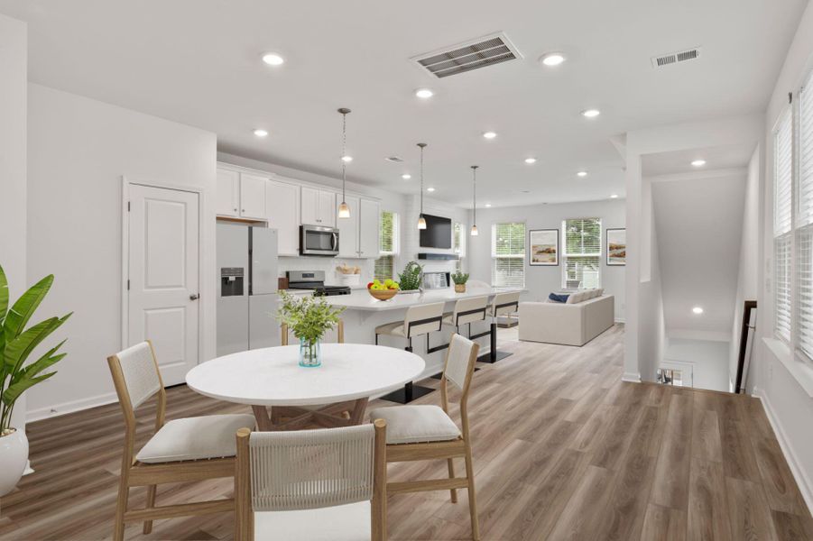Furnished interior view inside a new home in , North Charleston (Image 3).