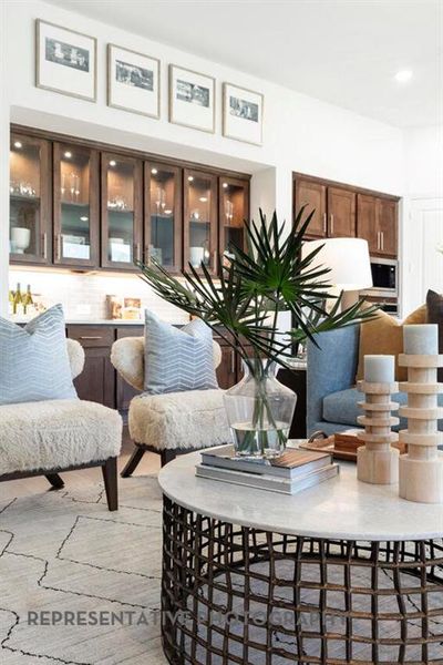 Furnished interior view inside a new home in Goodland, Venus (Image 10).