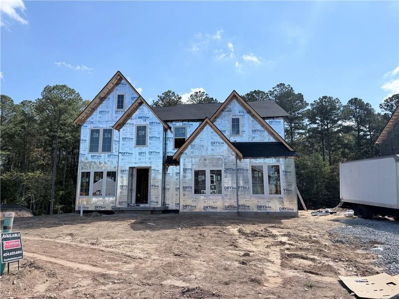 In-progress construction of a new home in Governor’s Preserve, Canton, GA (Image 5).