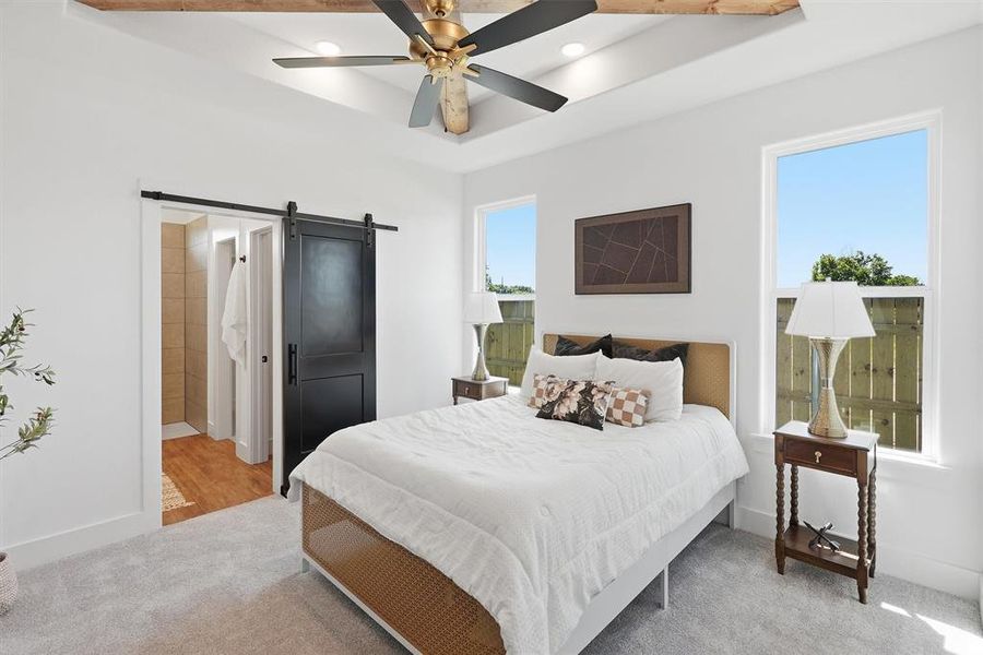 Furnished interior view inside a new home in , Tolar (Image 37).