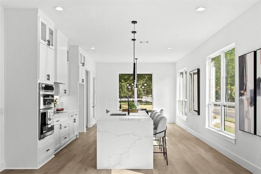 Furnished interior view inside a new home in , Irving (Image 10).