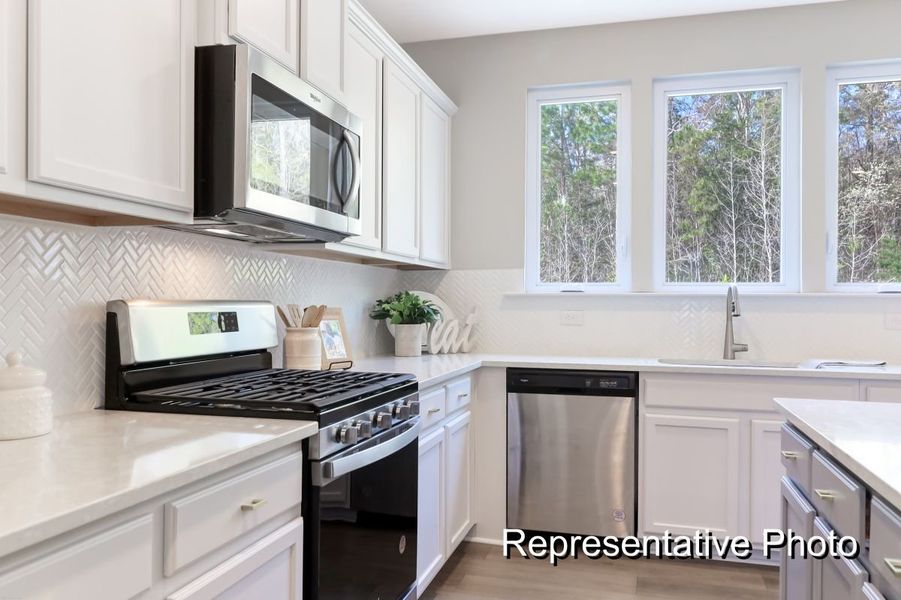 Furnished interior view inside a new home in Homecoming, Ravenel (Image 8).