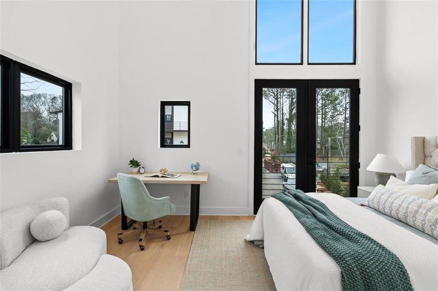Furnished interior view inside a new home in , Atlanta (Image 18).