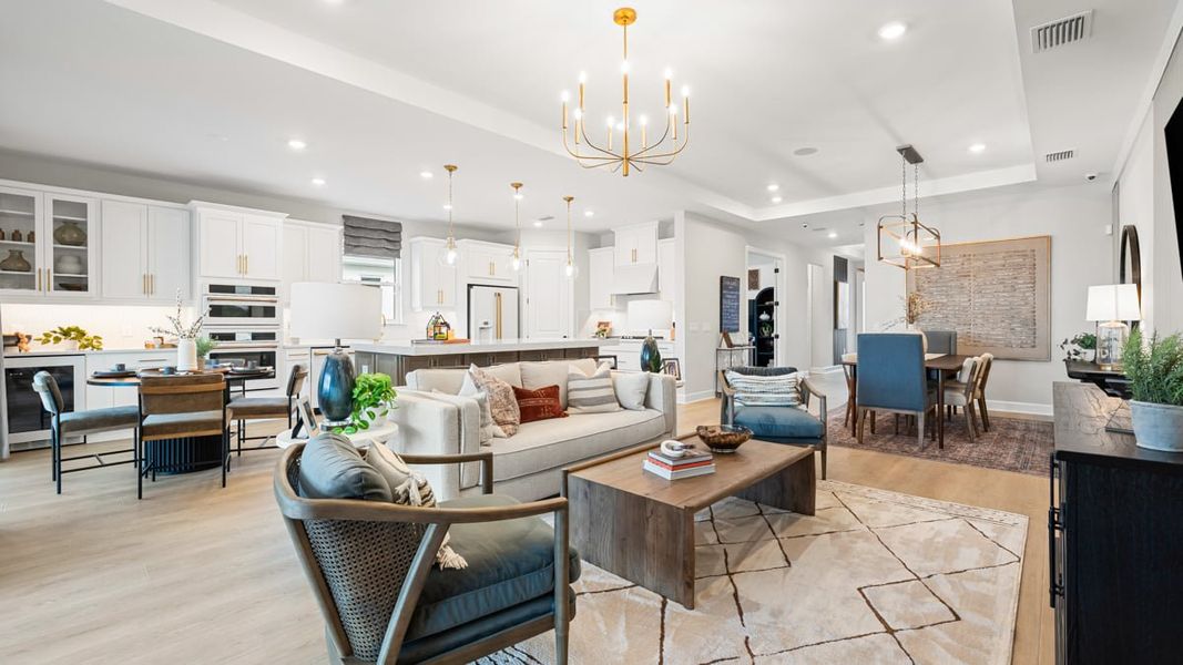 Representative furnished interior of a home built from the Lazio II by Taylor Morrison in Esplanade at Rivergrass, Naples (Image 10).