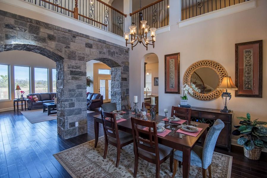 Furnished interior in a model home at The Highlands in Northlake (Image 15). Furnished interior in a model home at The Highlands in Northlake (Image 15).