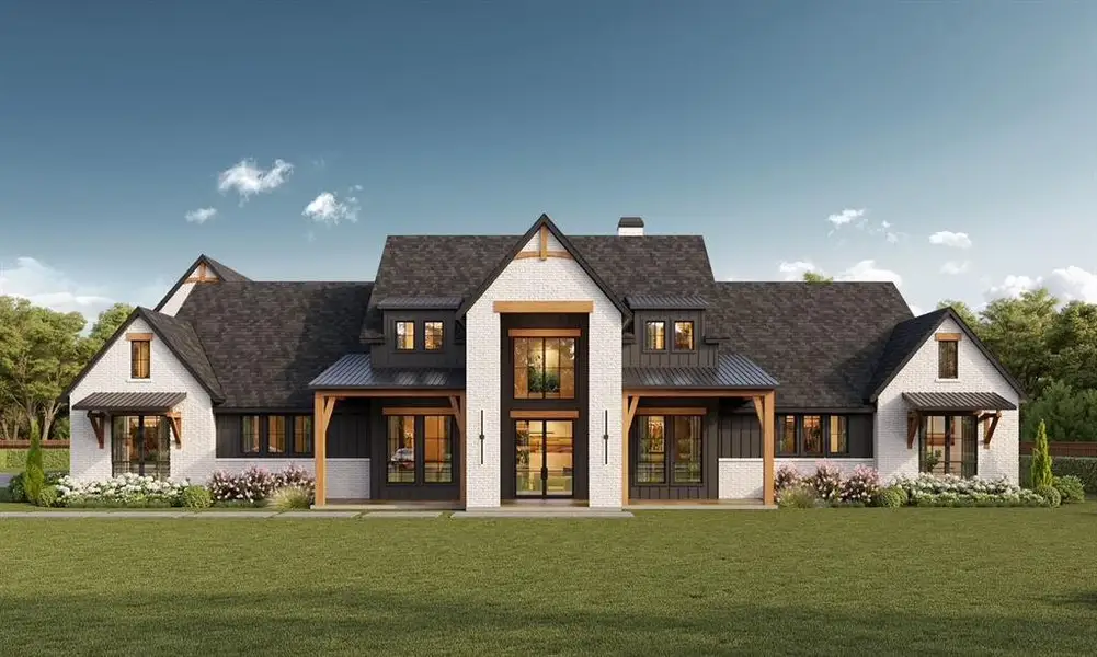 Front exterior of a new home in , Weatherford, TX, highlighting curb appeal (Image 5).