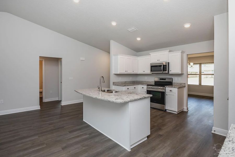Furnished interior view inside a new home in Emmaline Gardens, Milton (Image 6). Furnished interior view inside a new home in Emmaline Gardens, Milton (Image 6).
